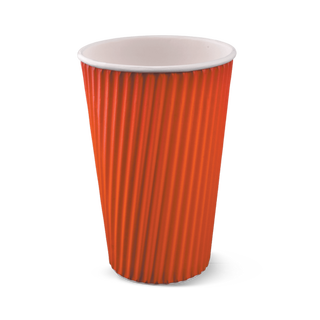 16oz Refined Ripple Cup (89mm)- Red