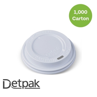 8/12/16oz (86mm) Combo Hot Cup Lid - White 