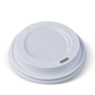 Detpak 8/12/16oz (86mm) Combo Hot Cup Lid - White 