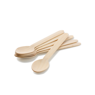 165m Wooden Spoon Uncoated- 100pk