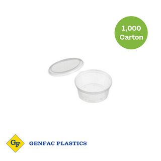 50ml Hinged Lid Sauce Container