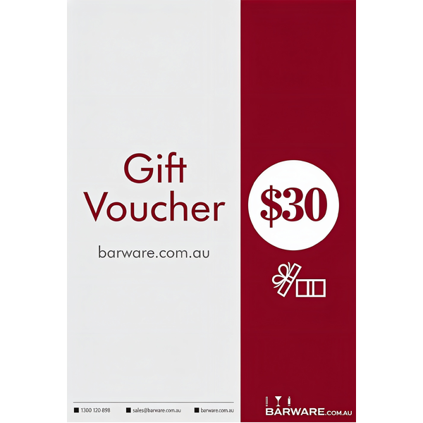 Barware Electronic Gift Voucher $30