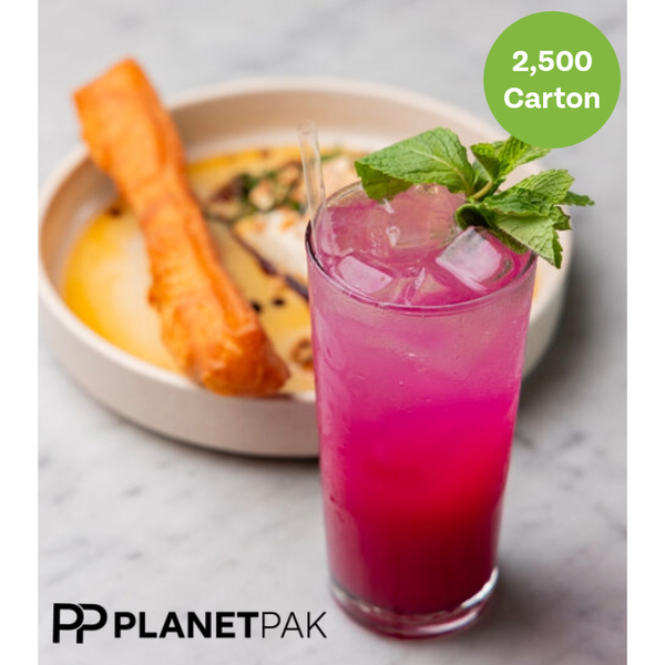 Bioplastic Regular Straws (197mm x 6mm)