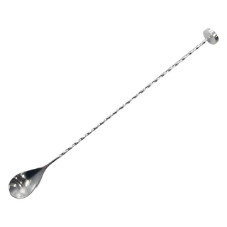 Bar Spoon with Muddler End Stainless Steel 30cm