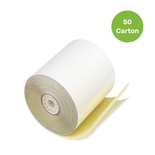 Bond Paper Rolls 76mm x 76mm 2 Ply 50 Rolls/Carton