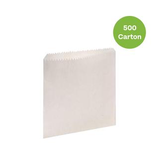 4 Square White Bags- 275 x 290