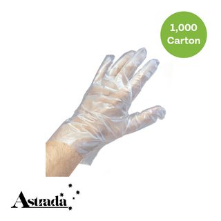 Vinyl Non Powdered Gloves Clear- Large