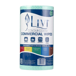 Commercial Wipe - Green 4/CTN