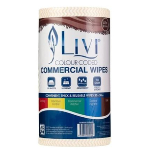 Commercial Wipe - Brown 4/CTN
