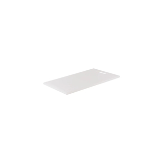 Cutting Board Polyethylene - White with Handle 