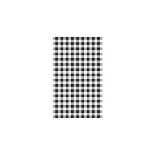 Greaseproof Paper Gingham Black 190x310mm (200 Sheet)