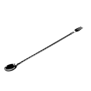Uber ProTrident Cocktail Spoon Black