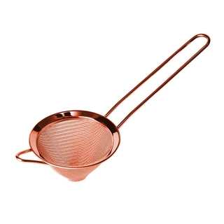 Snub Nose Fine Cocktail Strainer Copper