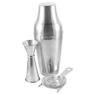 Zeo Shaker, Jigger & Strainer Set